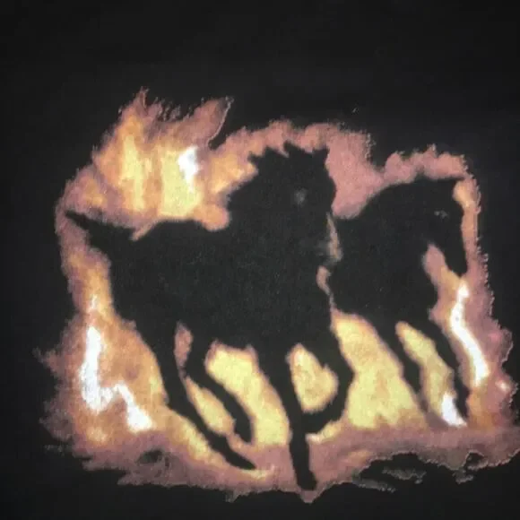 Zypher Stallions Tee 100% Heavyweight USA Cotton High fidelity 6 Color Simulat